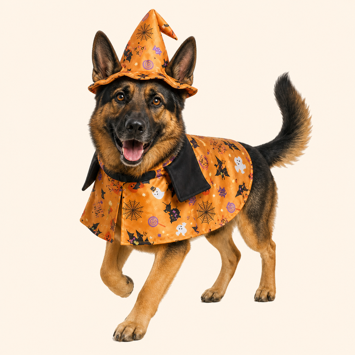 MESTR Halloween Dog Costume Cape with Hat