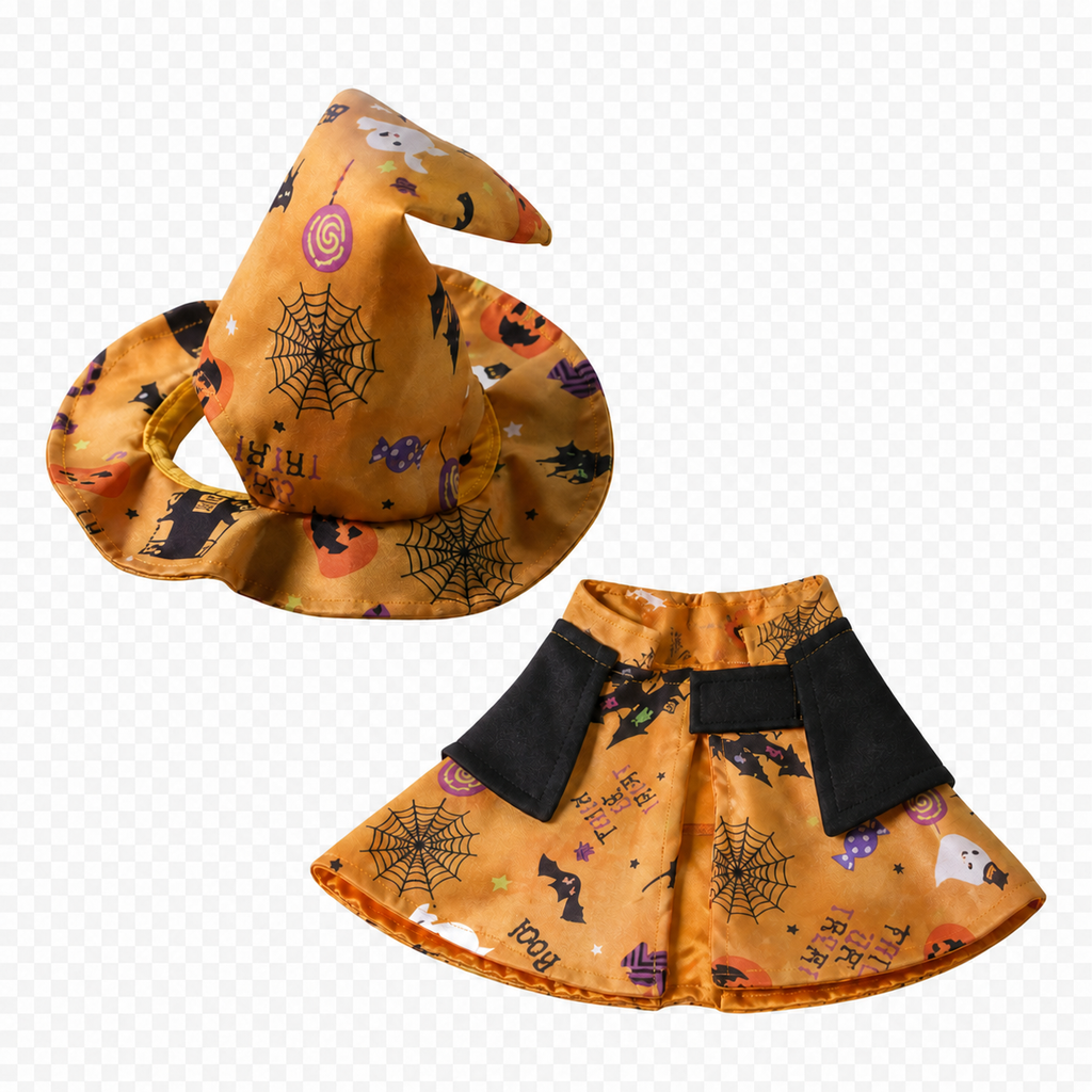 MESTR Halloween Dog Costume Cape with Hat