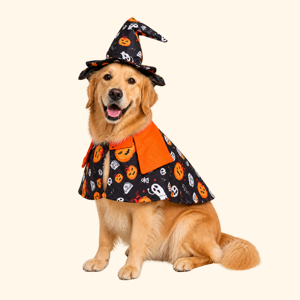 MESTR Halloween Dog Cape – Spooky Photo-Ready Costume