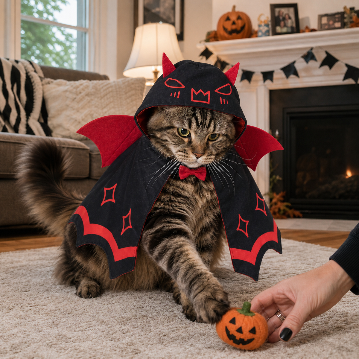 MESTR Halloween Cat Cape